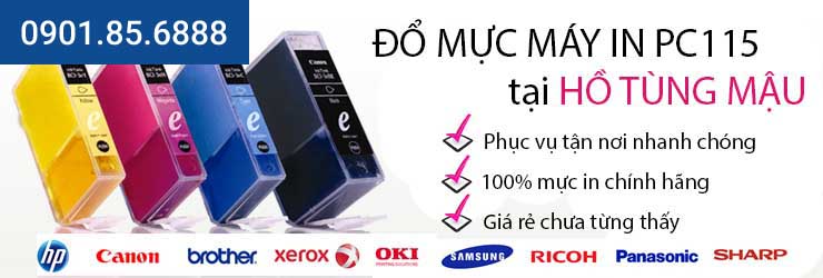 Dịch vụ đổ mực máy in tại đường Hồ Tùng Mậu