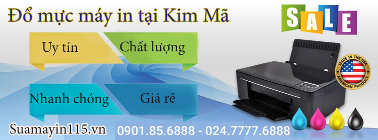 Dịch vụ đổ mực máy in tại Kim Mã