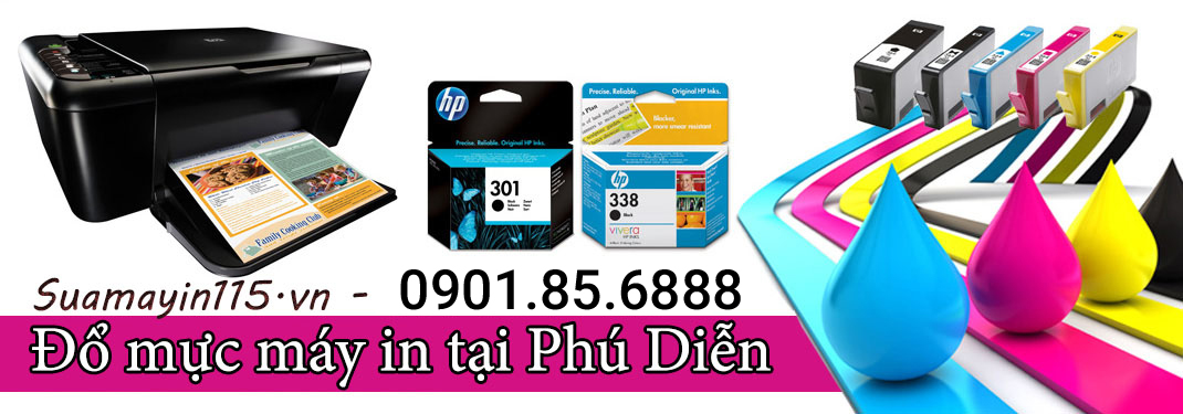 dịch vụ đổ mực máy in tại Phú Diễn 